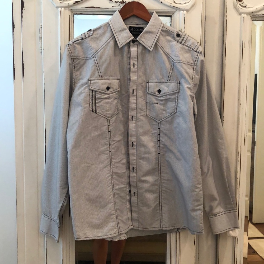 NWOT AT COLLINS Button up shirt